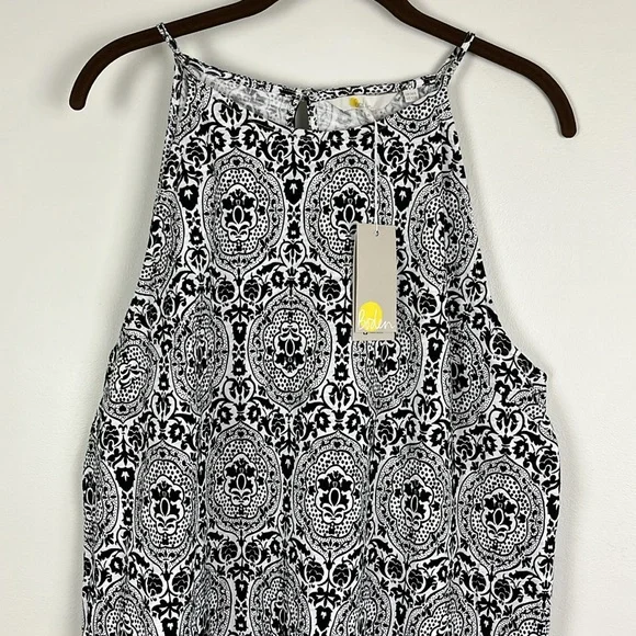 NWT Boden women’s Racerneck Jersey Mini Dress in black and white. Size 12 - Picture 4 of 10